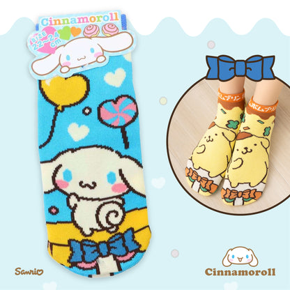 Sanrio Characters Retro Stage Jacquard Ankle Socks - Cinnamoroll