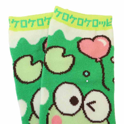 Sanrio Characters Retro Stage Jacquard Ankle Socks - Kerokerokeroppi