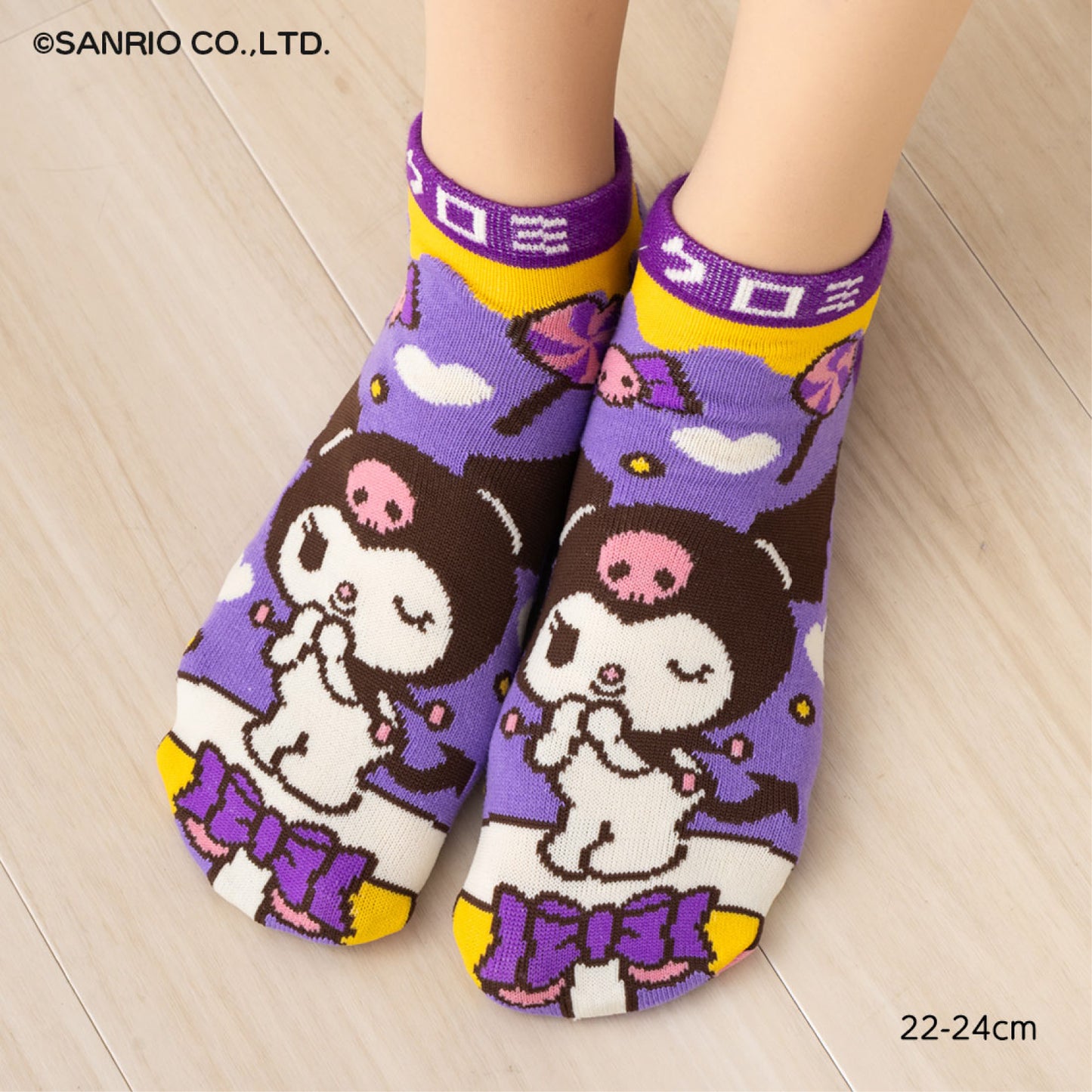 Sanrio Characters Retro Stage Jacquard Ankle Socks - Pochacco