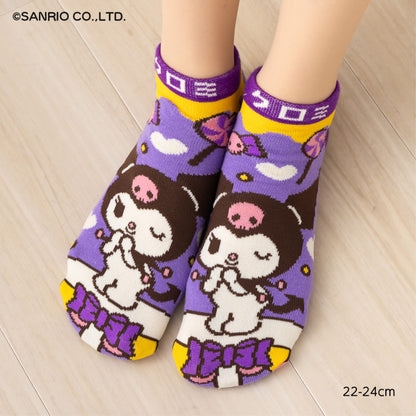 Sanrio Characters Retro Stage Jacquard Ankle Socks - Pochacco