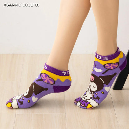 Sanrio Characters Retro Stage Jacquard Ankle Socks - Pochacco