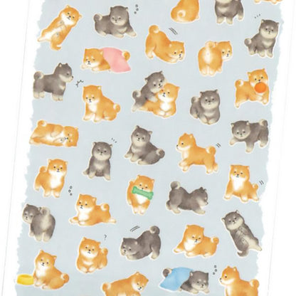 Mind Wave Mame Mame Baby Animal Stickers - Shiba