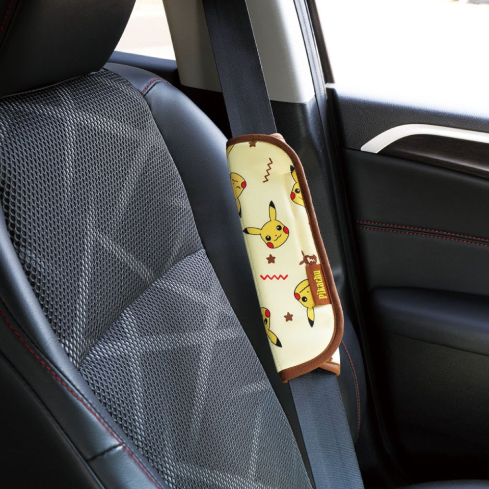 Skater Car Seat Belt Pad CBEP1 - Pokemon Pikachu