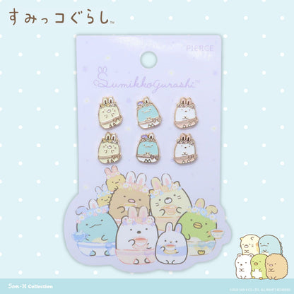 Sumikko Gurashi Stud Earring Set - Neko, Tokage & Shirokuma