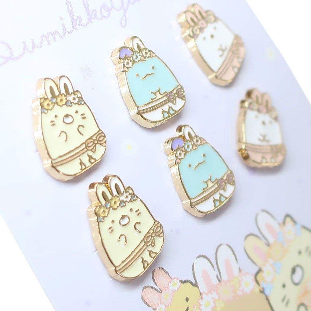 Sumikko Gurashi Stud Earring Set - Neko, Tokage & Shirokuma