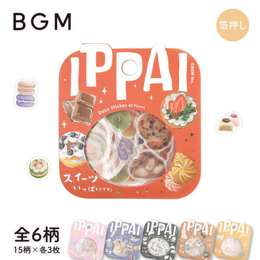 BGM IPPAI Foiled Flake Stickers - Full of Sweets