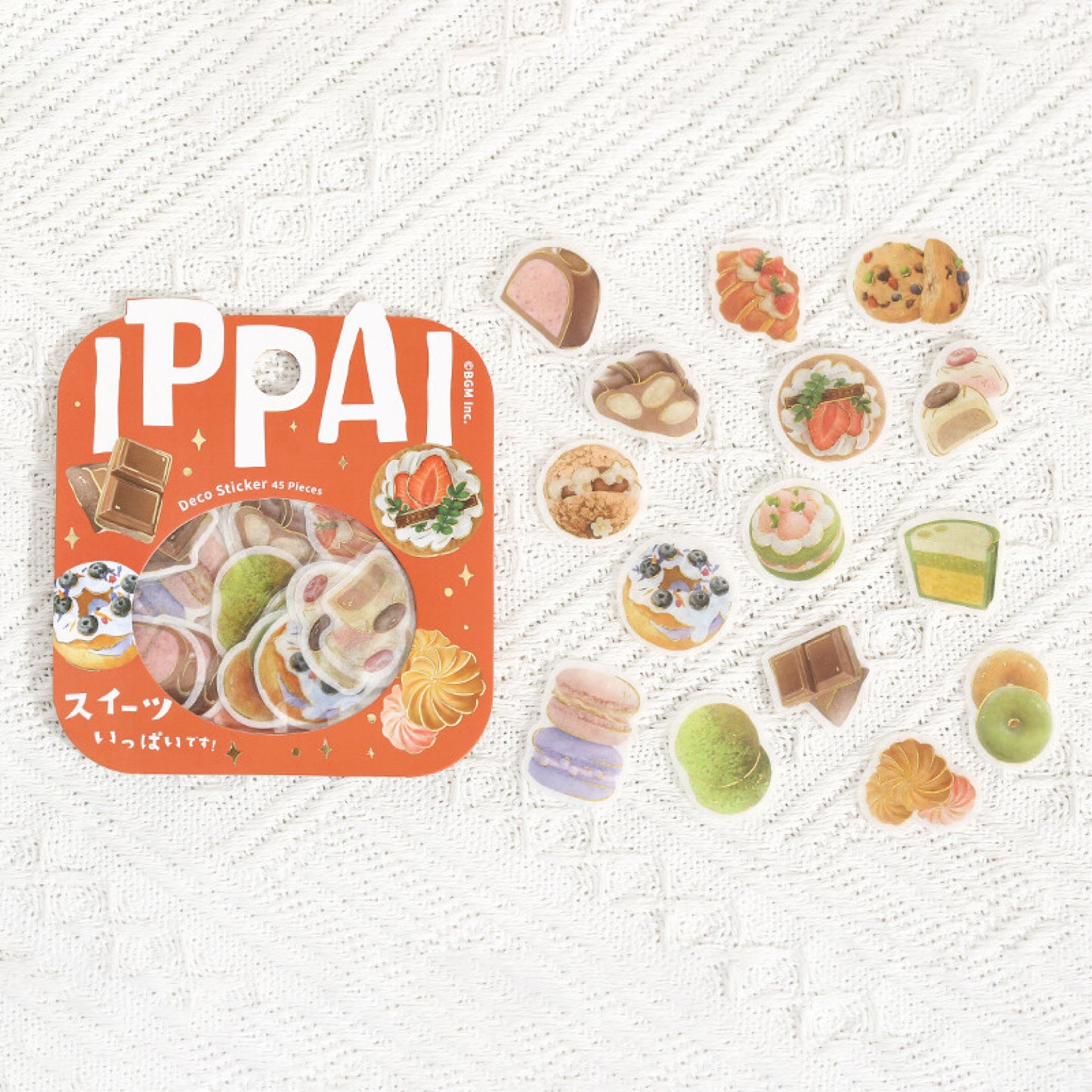 BGM IPPAI Foiled Flake Stickers - Full of Sweets