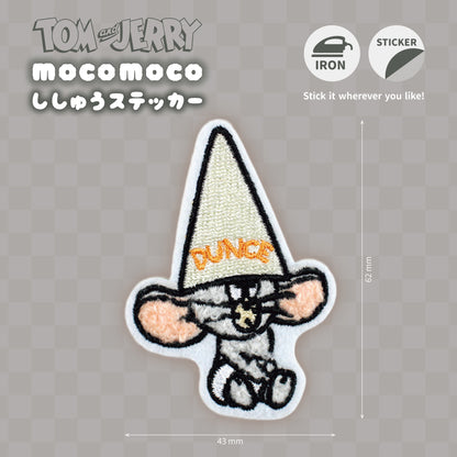 Tom & Jerry Moco Moco Fluffy Embroidery Sticker Patch - Tuffy