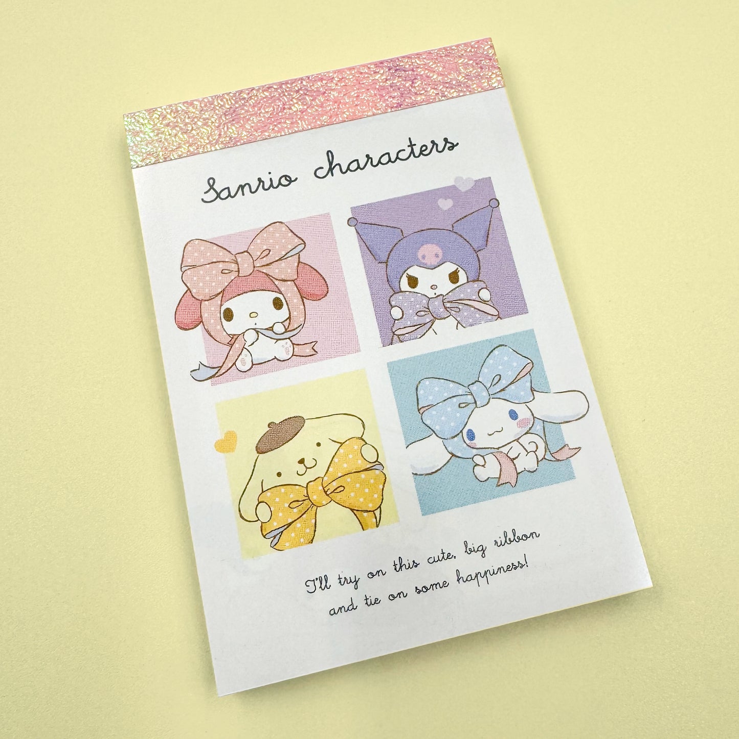 Sanrio Characters Mini Memo Pad - Big Ribbon