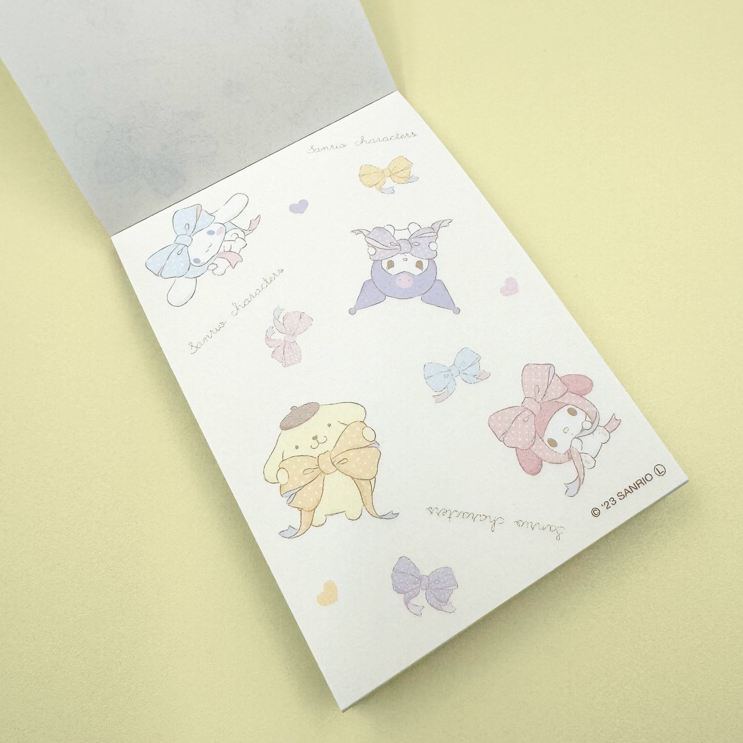 Sanrio Characters Mini Memo Pad - Big Ribbon