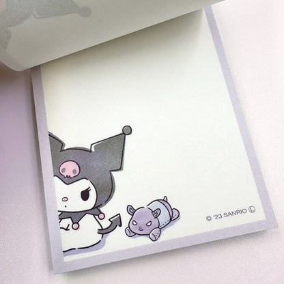 Sanrio Characters Mini Memo Pad - Kuromi Nuance