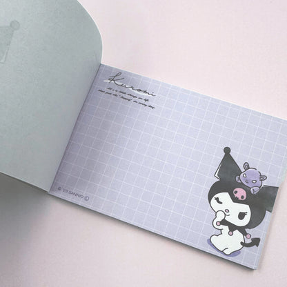 Sanrio Characters Mini Memo Pad - Kuromi Nuance