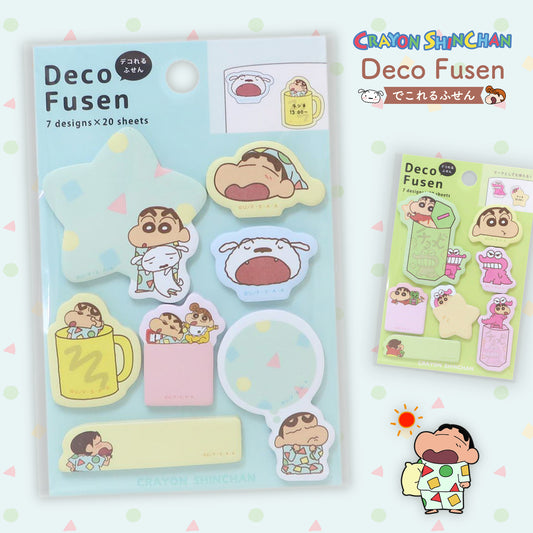 Crayon Shinchan Deco Fusen Sticky Notes & Page Markers - Pajamas