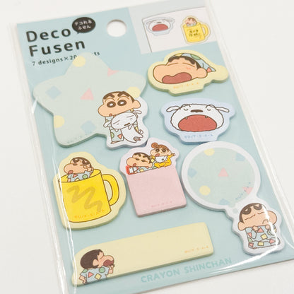 Crayon Shinchan Deco Fusen Sticky Notes & Page Markers - Pajamas