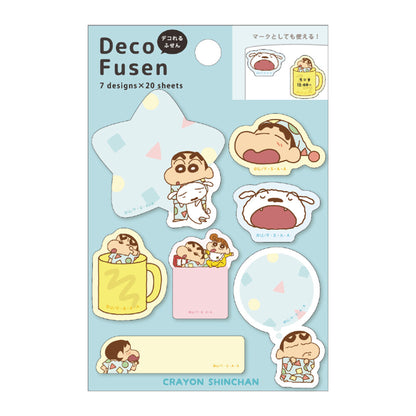 Crayon Shinchan Deco Fusen Sticky Notes & Page Markers - Pajamas