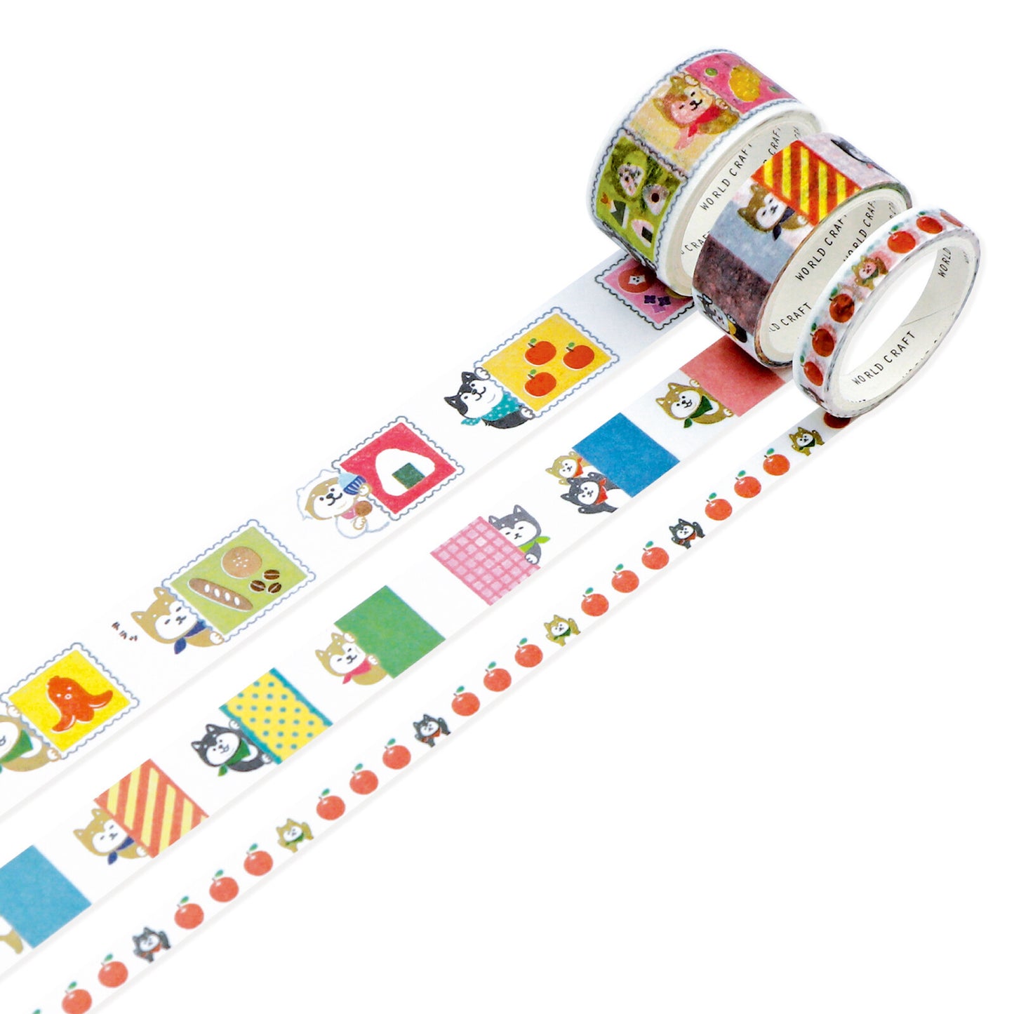 World Craft Hiyokkori Cute Animal Washi Tape - Hiccup Dog