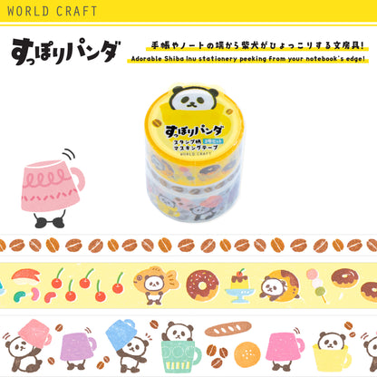 World Craft Hiyokkori Cute Animal Washi Tape - Suppori Panda