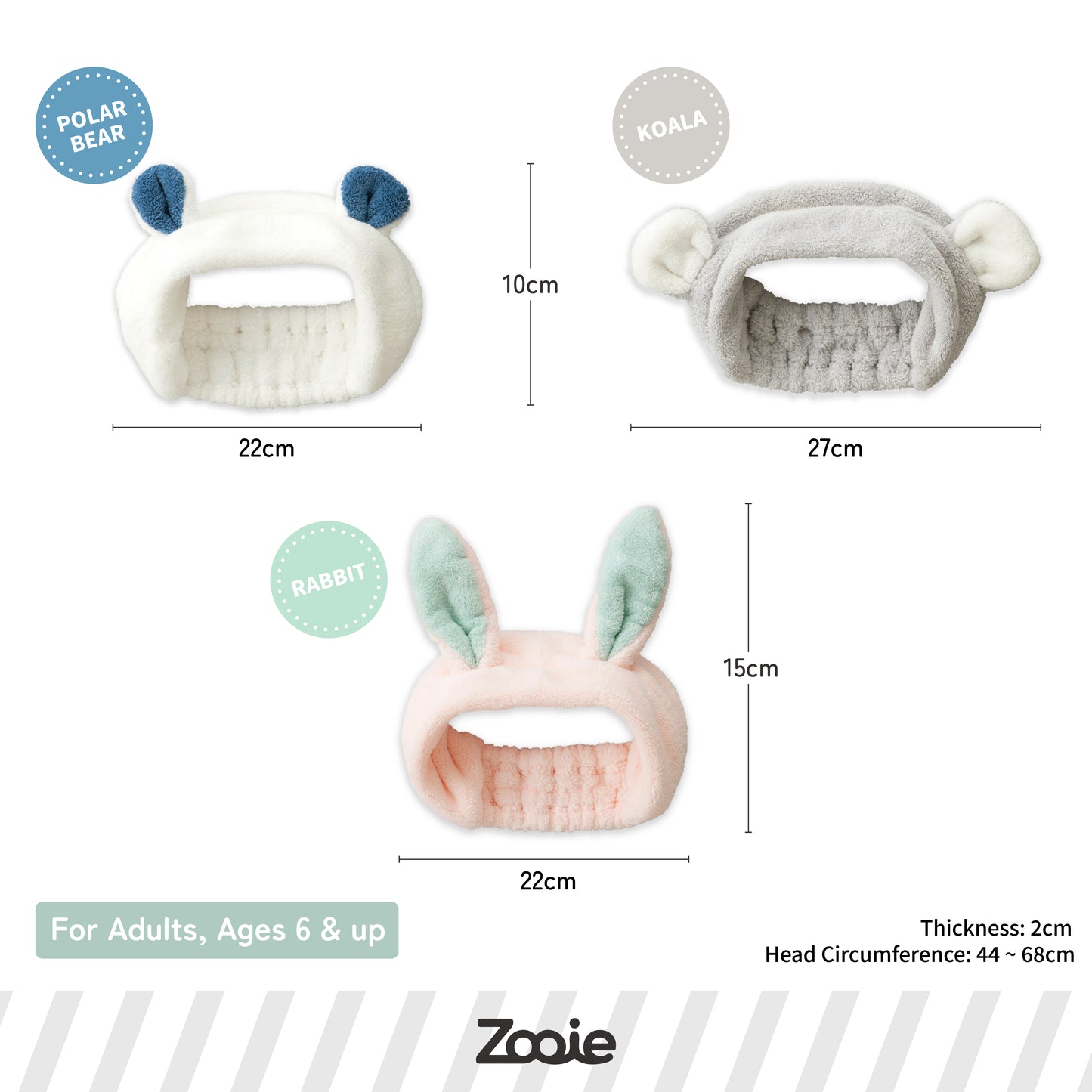 Cacari Zooie Hair Band - Koala