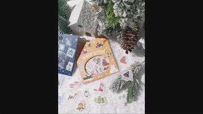 BGM Winter Exclusive Foiled Flake Stickers 2025 Limited Edition - Post Office Winter Letter